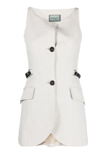 Durazzi Milano button-fastening sleeveless waistcoat - Neutrals