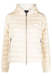 Duvetica Caroma hooded quilted jacket - Neutrals