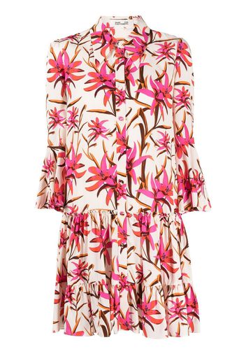 DVF Diane von Furstenberg Beata all-over floral print dress - Multicolour