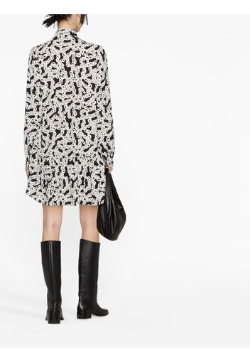 DVF Diane von Furstenberg chain-print dress - Black