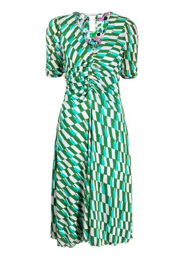 DVF Diane von Furstenberg Koren V-neck midi dress - Green