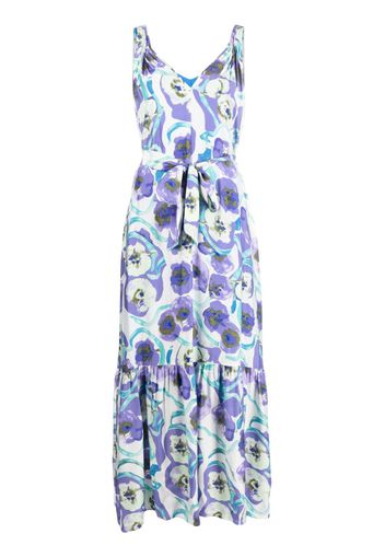 DVF Diane von Furstenberg Jodie floral-print midi dress - White