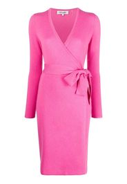 DVF Diane von Furstenberg knitted wrap dress - Pink