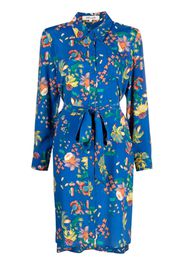 DVF Diane von Furstenberg floral-print midi dress - Blue