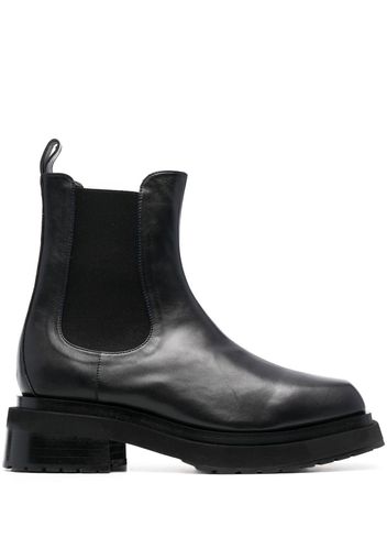 Eckhaus Latta Mike elasticated side-panel boots - Black