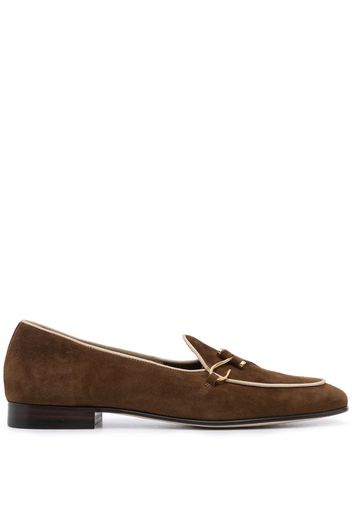 Edhen Milano panelled Comporta loafers - Brown