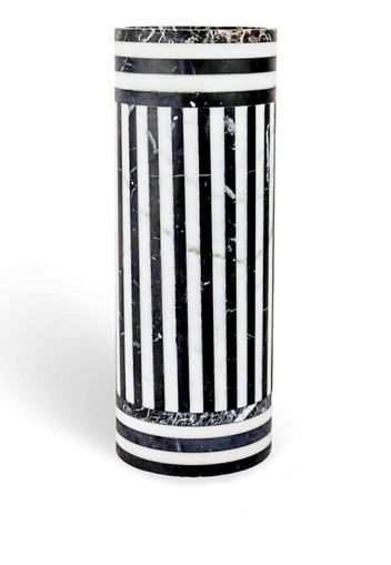 Editions Milano Bloom 2 marble stripe vase - Black