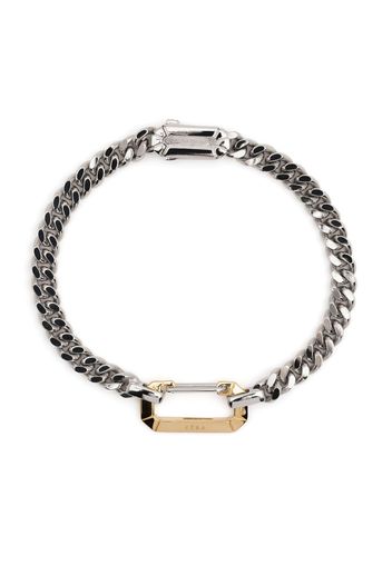 EÉRA 18kt yellow gold Dimitri chain bracelet - Silver