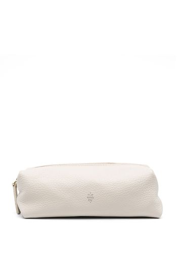 Eleventy pebble-leather pencil case - Neutrals