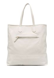 Eleventy perforated rectangular-shaped tote bag - Neutrals