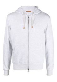 Eleventy zip-up lounge hoodie - Grey