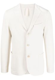 Eleventy single-breasted piqué jacket - Neutrals