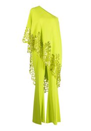 Elie Saab sequin-embellished one-shoulder jumpsuit - Green