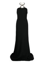 Elie Saab hardware-embellished gown - Black