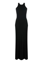 Elisabetta Franchi open-back sleeveless gown - Black