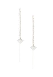 E.M. embellished drop earrings - Metallic