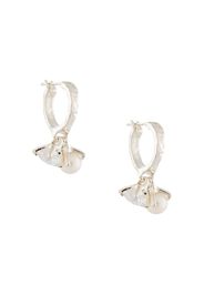 hanging pearl earrings