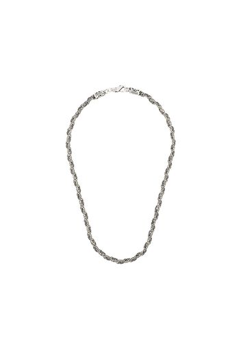 Emanuele Bicocchi Braided necklace - Silver