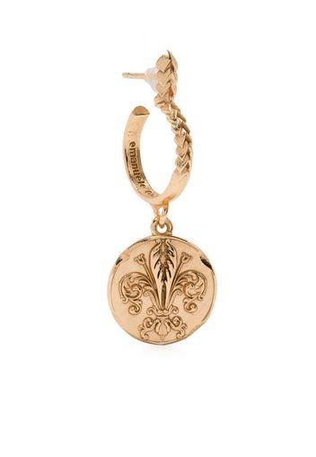 Emanuele Bicocchi coin-pendant earring - Gold