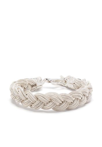 Emanuele Bicocchi Ice braided bracelet - White