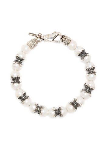 Emanuele Bicocchi large freshwater pearl bracelet - White