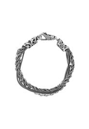 Natasha Zinko Bunny engraved-logo bracelet - Silver
