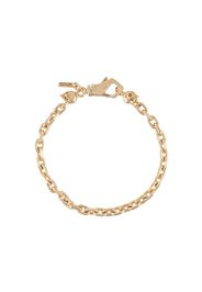 skull chain-link bracelet