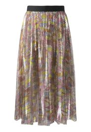 sequin pleated skirt