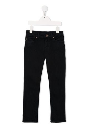 Emporio Armani 0a846 Kids mid-rise skinny jeans - Blue