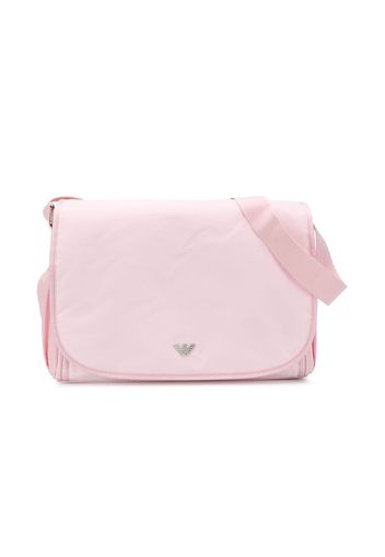 logo plaque changing bag