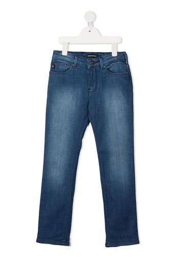 straight-leg jeans