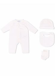 Emporio Armani Kids logo print babywear set - Pink