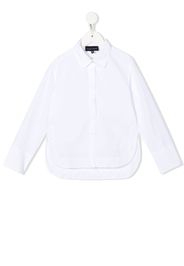 Emporio Armani Kids long-sleeve poplin shirt - White