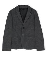 Emporio Armani Kids chevron-pattern blazer - Blue