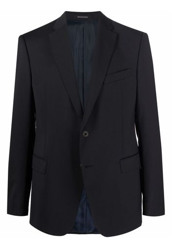 Emporio Armani fitted single-breasted blazer - Black