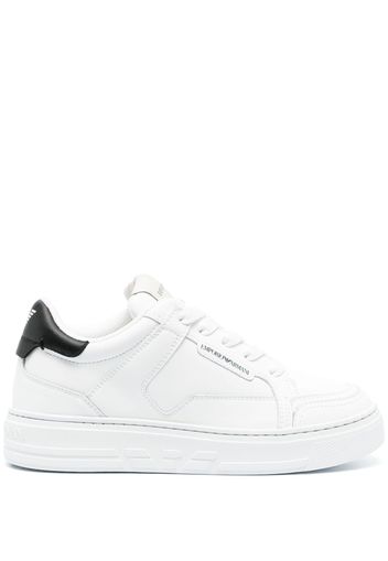 Emporio Armani logo-print low-top sneakers - White