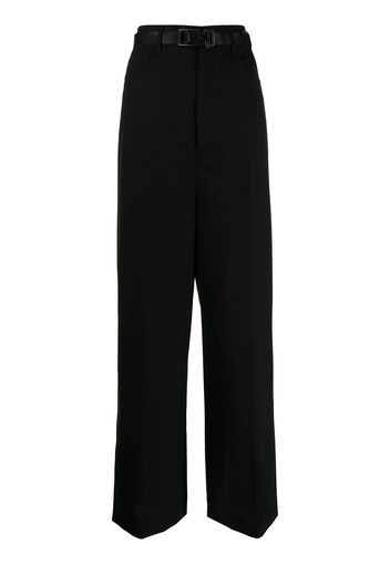 Enföld buckle-fastening tailored trousers - Black