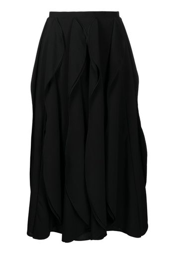 Enföld draped midi skirt - Black