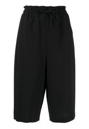 Enföld drawstring straight-leg shorts - Black