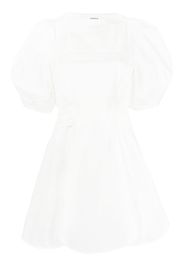 Enföld cotton puff-sleeve blouse - White