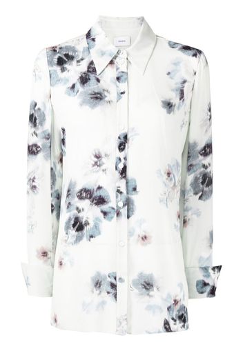 Erdem Paola floral-print shirt - Blue