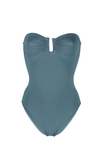 ERES ruched cut-out swimsuit - Blue