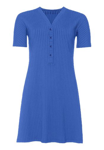 ERES ribbed-knit minidress - Blue