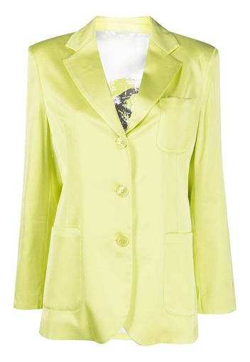 ERMANNO FIRENZE long-sleeve buttoned blazer - Green