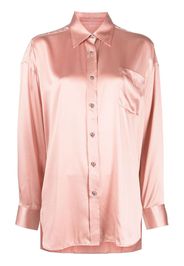 Ermanno Scervino long-sleeve silk shirt - Pink