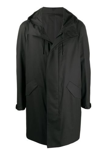 hooded coat