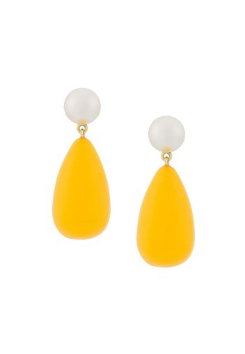 Eshvi teardrop earrings - Yellow