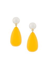 Eshvi teardrop earrings - Yellow