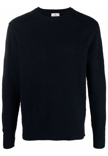 Etro round neck jumper - Blue