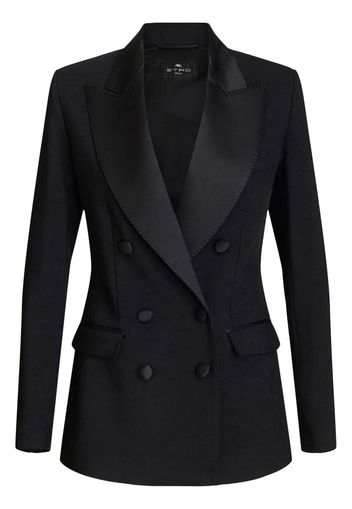 ETRO double-breasted fitted blazer - Black